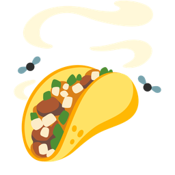 taco and pile of poo