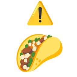 taco and warning