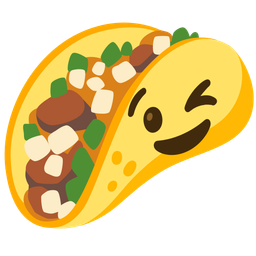 Taco and Winking face