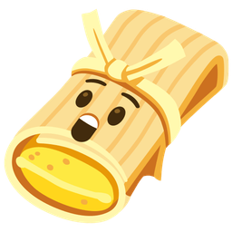 tamale and astonished face