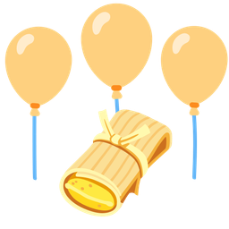 tamale and balloon