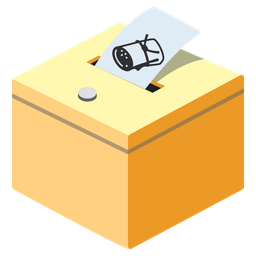tamale and ballot box with ballot