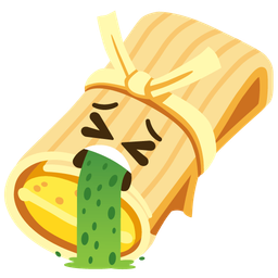 tamale and face vomiting