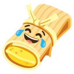 Tamale and Face with tears of joy