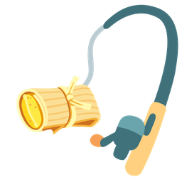 tamale and fishing pole