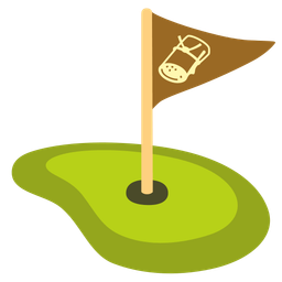 tamale and flag in hole