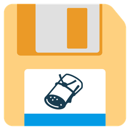 tamale and floppy disk