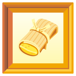 tamale and framed picture