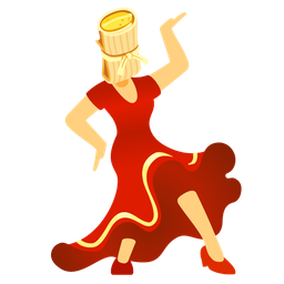 tamale and high-heeled shoe