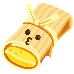 Tamale and Kissing face