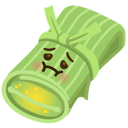 tamale and nauseated face