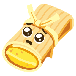 tamale and pleading face