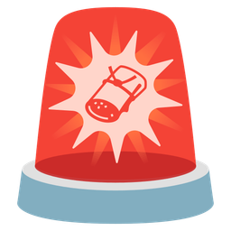 tamale and police car light