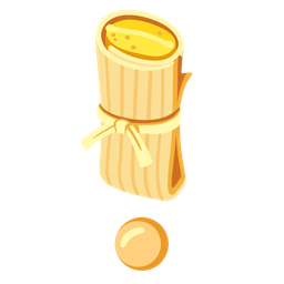 tamale and red exclamation mark