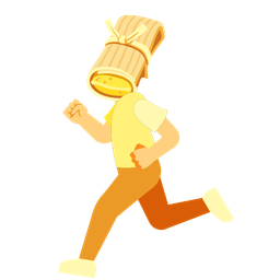 tamale and running shoe