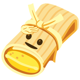 tamale and saluting face