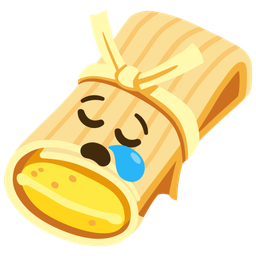 tamale and sleepy face