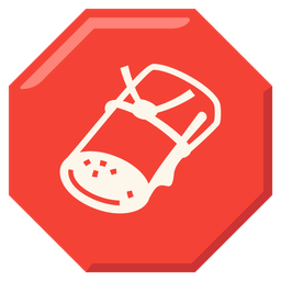 tamale and stop sign