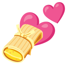 tamale and two hearts