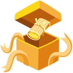 tamale and wrapped gift