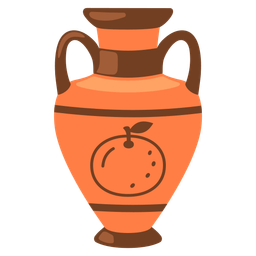 tangerine and amphora