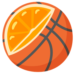 tangerine and basketball