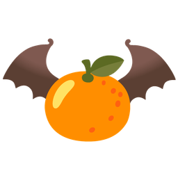 tangerine and bat