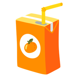 tangerine and beverage box
