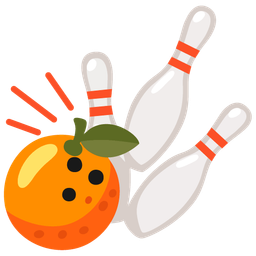 tangerine and bowling