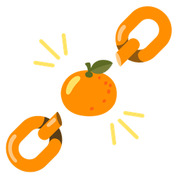 tangerine and chains