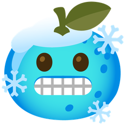 tangerine and cold face