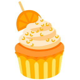 tangerine and cupcake