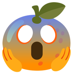 tangerine and face screaming in fear