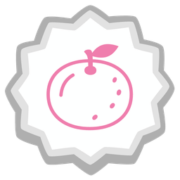 tangerine and fish cake with swirl