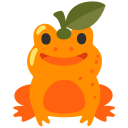 tangerine and frog
