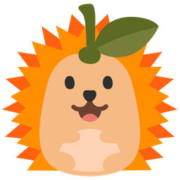 tangerine and hedgehog