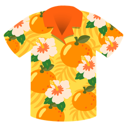 tangerine and hibiscus