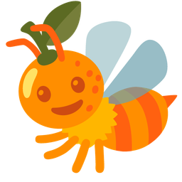 tangerine and honeybee
