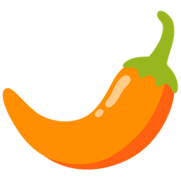 tangerine and hot pepper