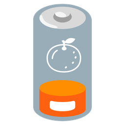 tangerine and low battery