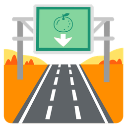 tangerine and motorway