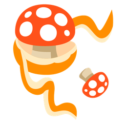 tangerine and mushroom