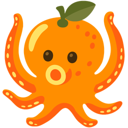 tangerine and octopus