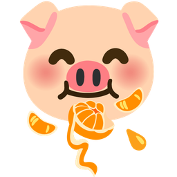 tangerine and pig face