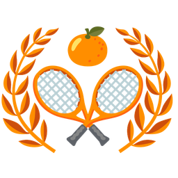 tangerine and tennis