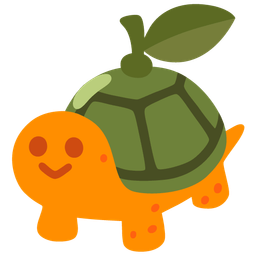 tangerine and turtle