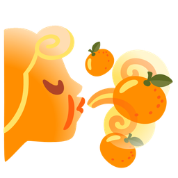 tangerine and wind face