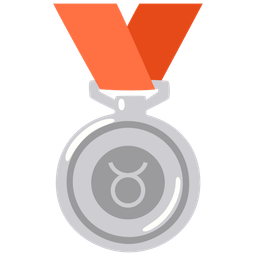 Taurus and 2nd place medal