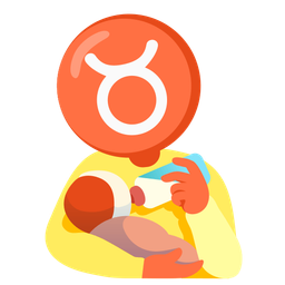 Taurus and baby bottle