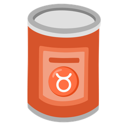 Taurus and canned food